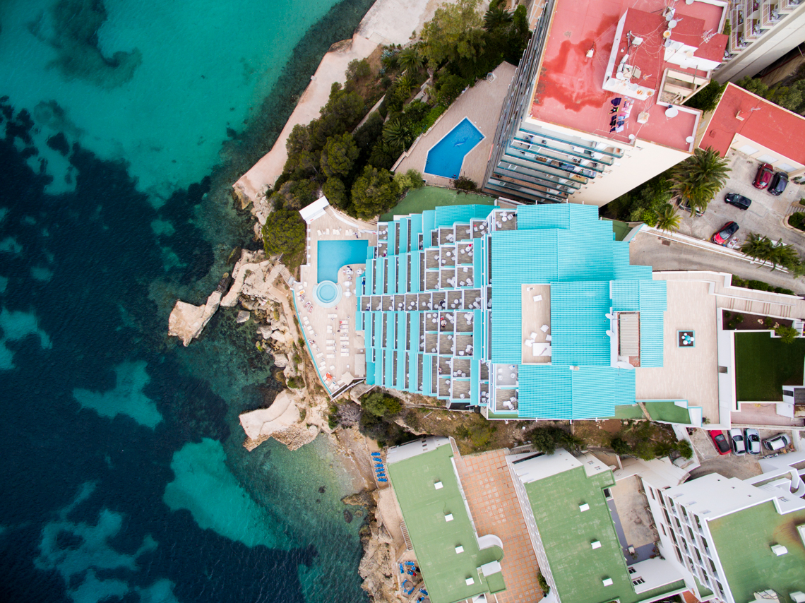 Hotel na Majorce z pięknym widokiem na morze