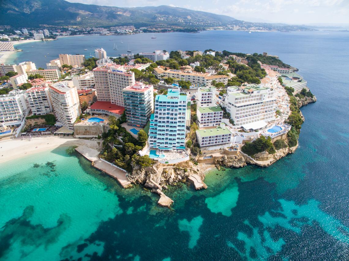 Hotel na Majorce z pięknym widokiem na morze